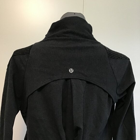 Lululemon Sway Cowl Neck Zip Up Jacket Size 4 - Picture 5 of 15